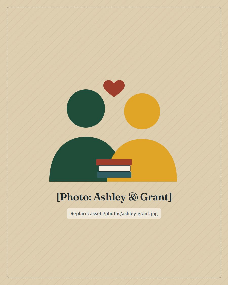 Ashley Allen and Grant Phillips, owners of Second Look Books